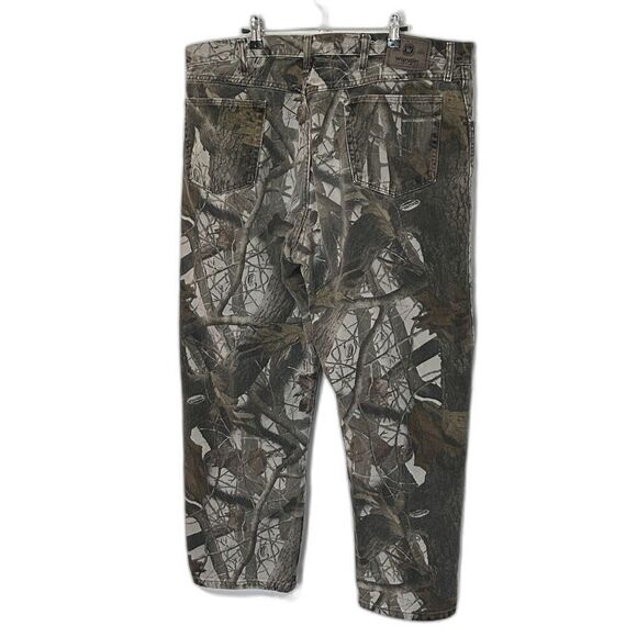 Wrangler Hunting Pants Men Size 42 x30 Realtree Hardwoods Camo Dubl. Knee - Picture 1 of 9